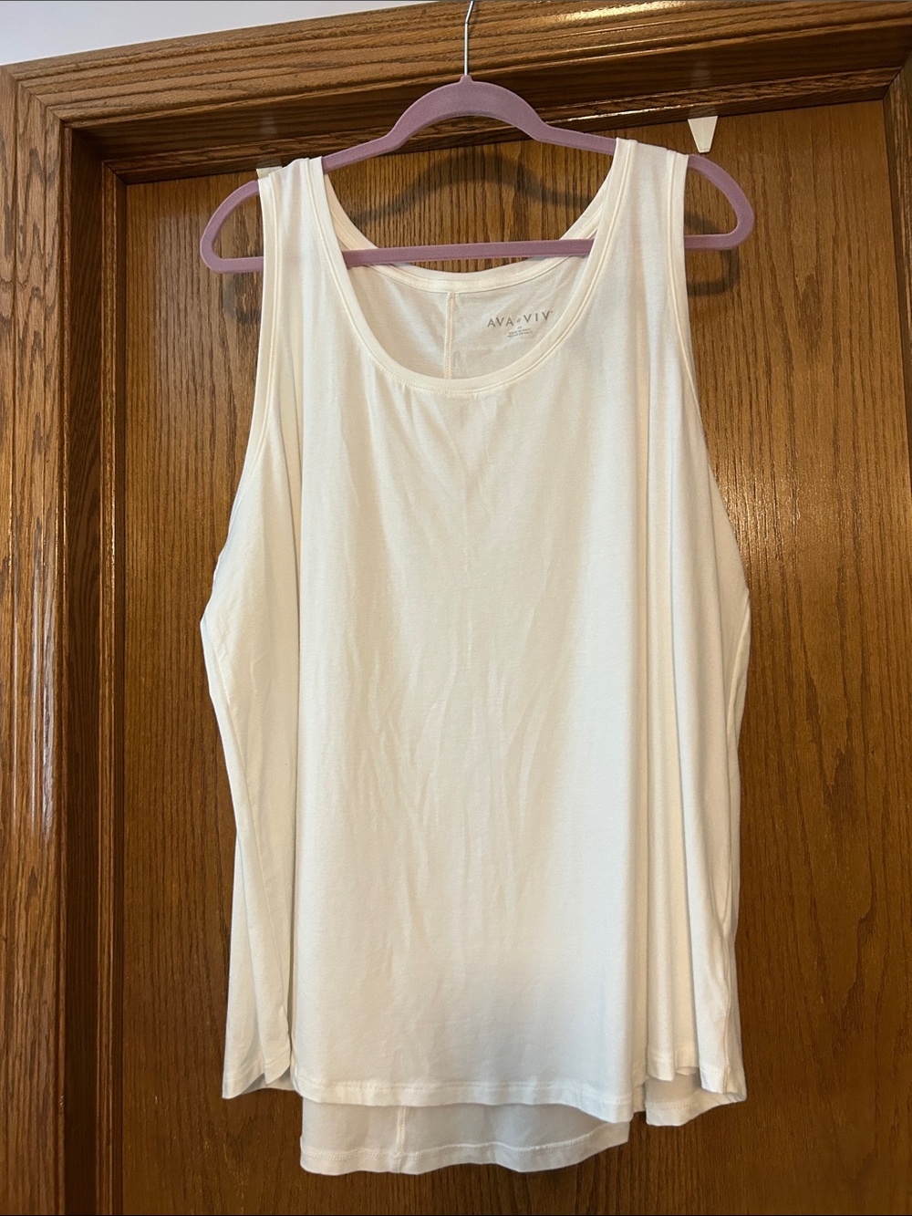 Ava & Viv White Tank